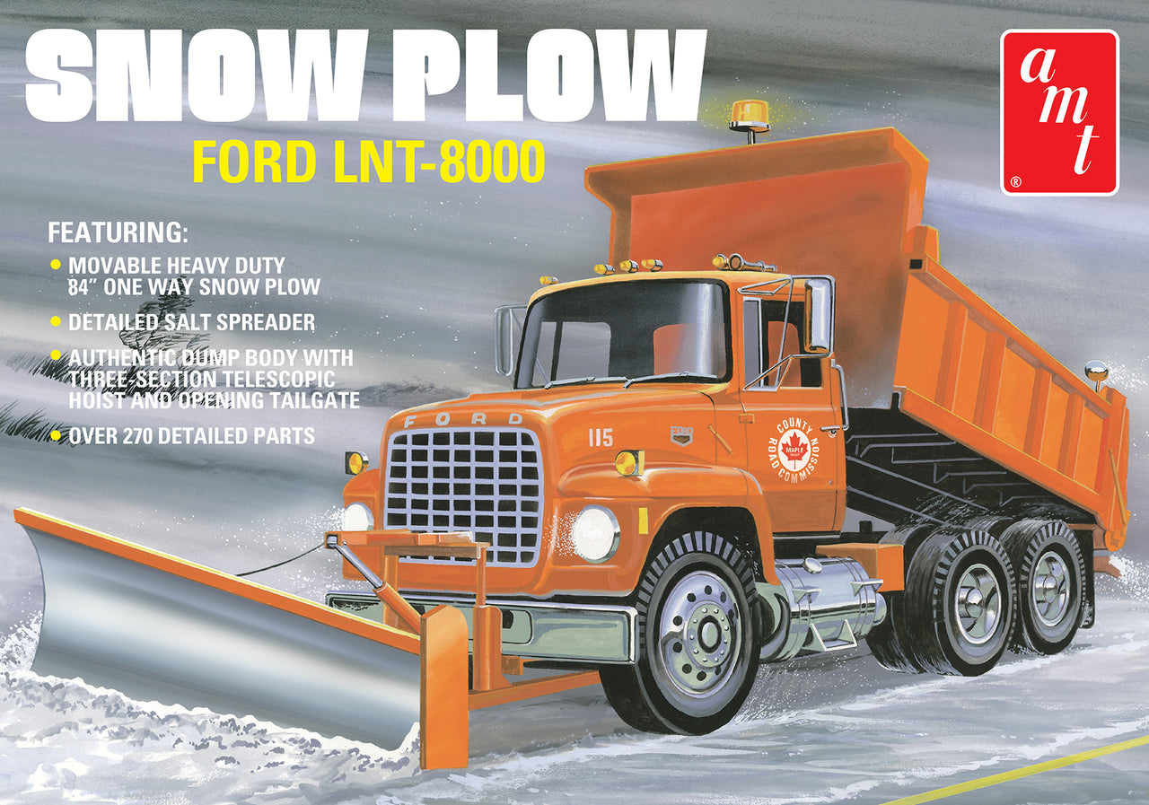 AMT1178 FORD LNT-8000 SNOW PLOW (1/25)