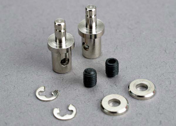 1541  Servo rod connectors (2)/ 3mm set screws