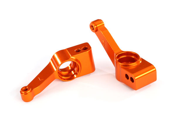 1952T Carriers, stub axle (orange-anodized 6061-T6 aluminum) (rear) (2)