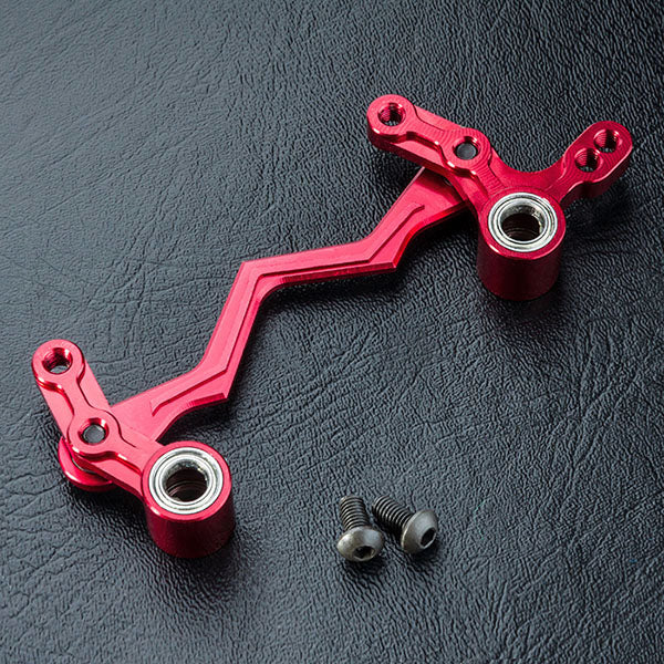 210122R Alum. steering arm set (red)