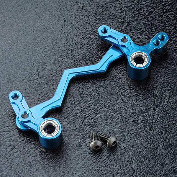 210122 Alum. steering arm set (blue)