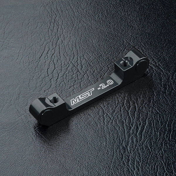 820129BK Alum. suspension mount (-2.0) (black)