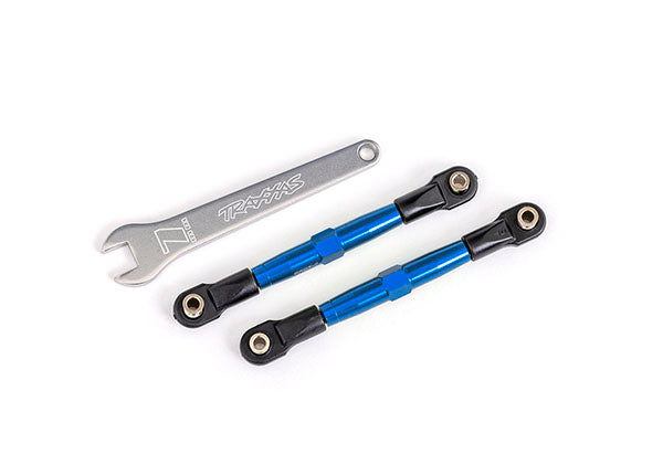 2445x Traxxas Toe links, front Blue