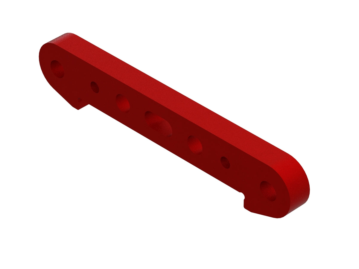 ARA330557 SUPPORT DE SUSPENSION ARRIÈRE EN ALUMINIUM (ROUGE)