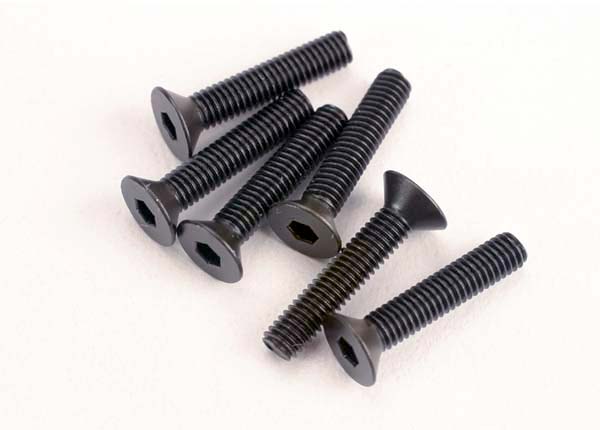 2553 Screws, 3x15mm countersunk machine (6) (hex drive)