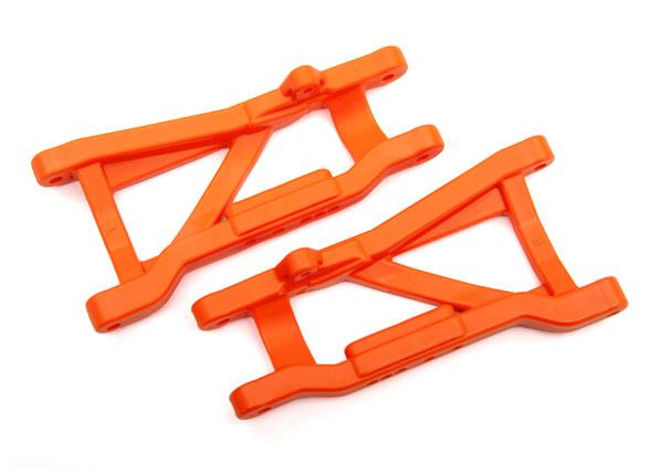 2555T Traxxas Suspension arms, rear (orange) (2) (HD, cold weather)