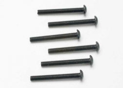 2581 Screws, 3x25mm button-head machine (hex drive) (6)