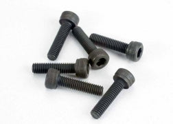 2584 Head screws, 3x12mm cap-head machine (hex drive) (6) (TRX 2.5, 2.5R, 3.3)