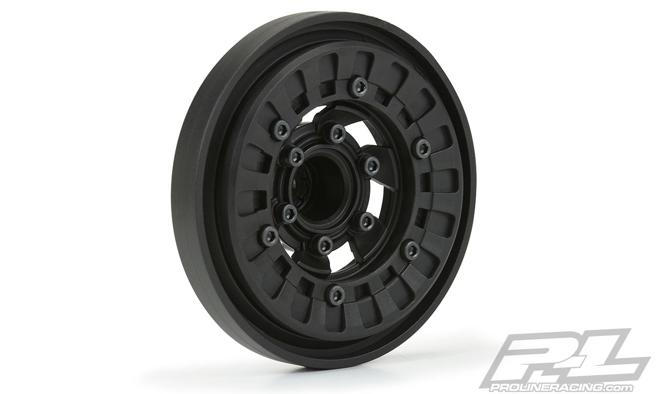 PRO278903 Vice CrushLock 2.6" Black/Black Bead-Loc 6x30 Removable Hex Front or Rear Wheels (2) for 2.6" Mud Tires