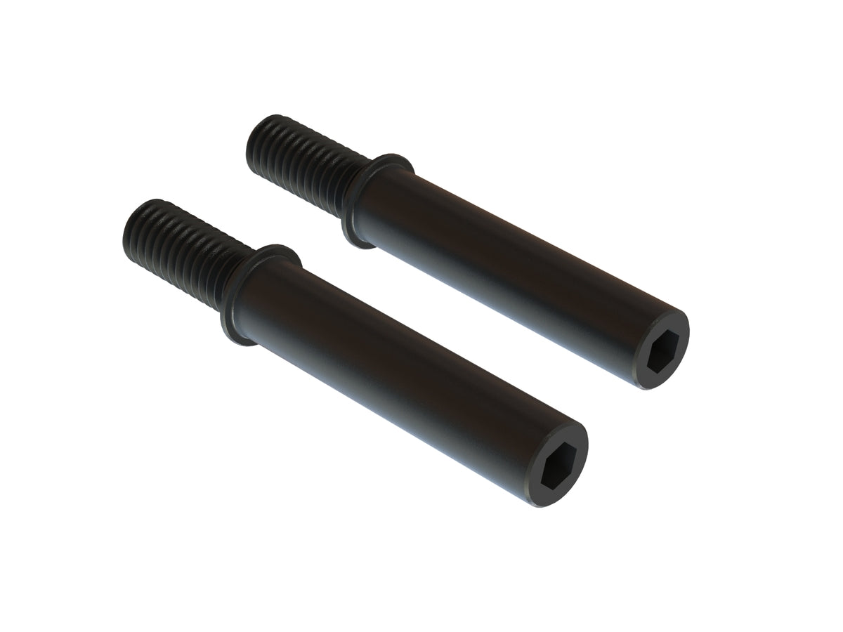 ARA340159 STEEL STEERING POST 6x40mm (Black) (2pcs)