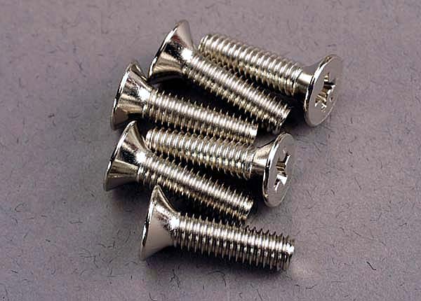 3167 Screws, 4x15mm countersunk machine (6)