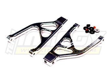 Integy RC Hobby T3422SILVER Alloy Rear Upper Arm for 1/16 Traxxas E-Revo VXL