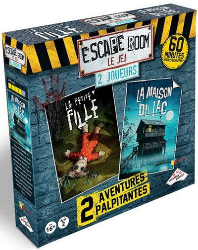 Escape room coffret 2, 2 joueurs (2 scénarios horreur)