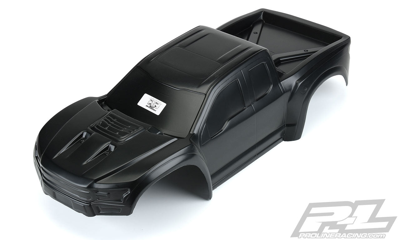 PRO348218 Carrocería Ford® F-150 Raptor 2017 precortada de color resistente (negro) para X-MAXX®