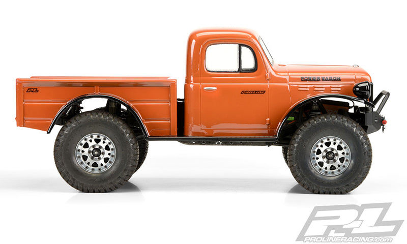 PRO349900 1946 Dodge Power Wagon Clear Body for 12.3" (313mm) Wheelbase Scale Crawlers