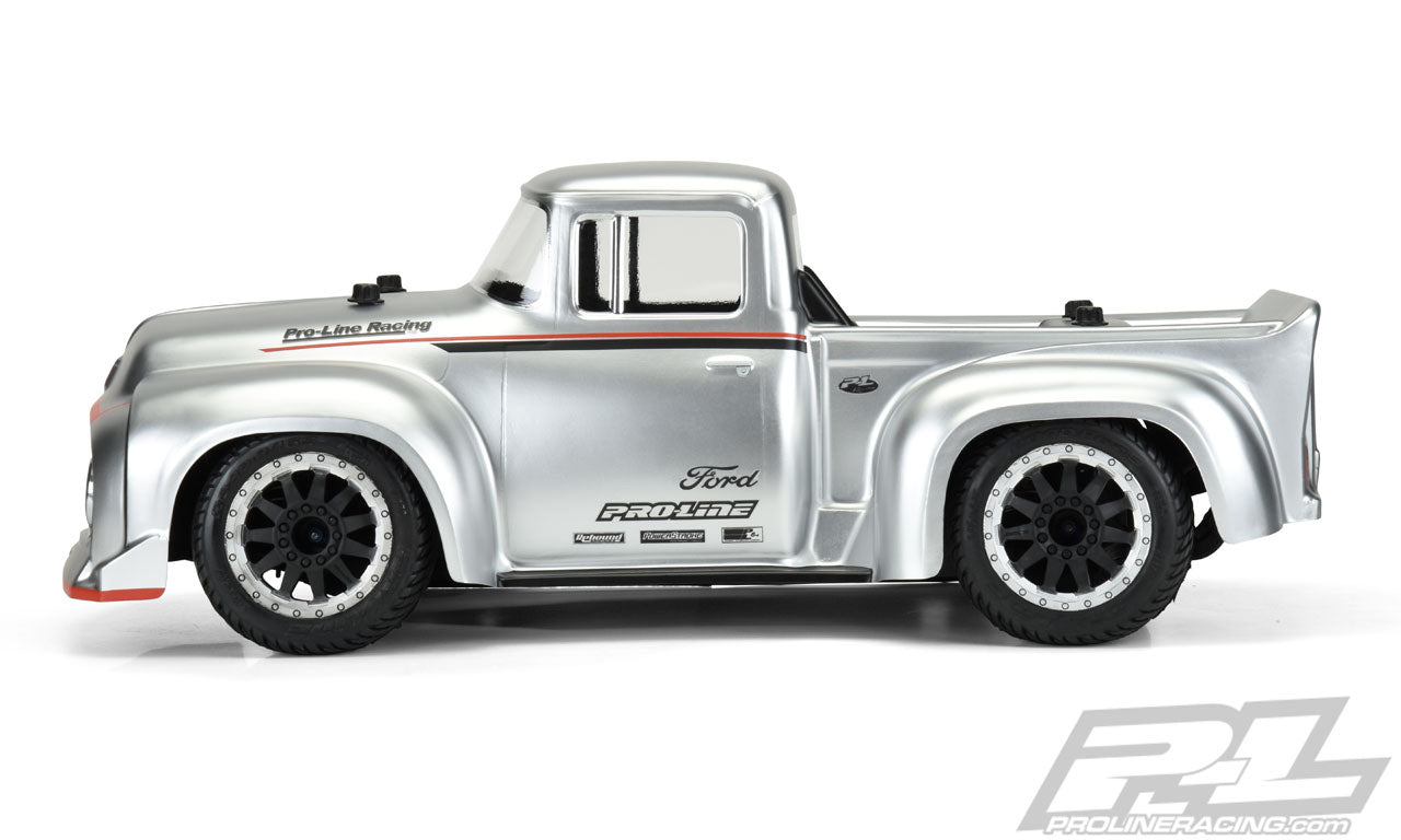 PRO351400 1956 Ford® F-100 Pro-Touring Street Truck Clear Body for Slash® 2wd, Slash® 4x4 & 1:10 Rally - Requires 2.8” wheels and extended body mount kit