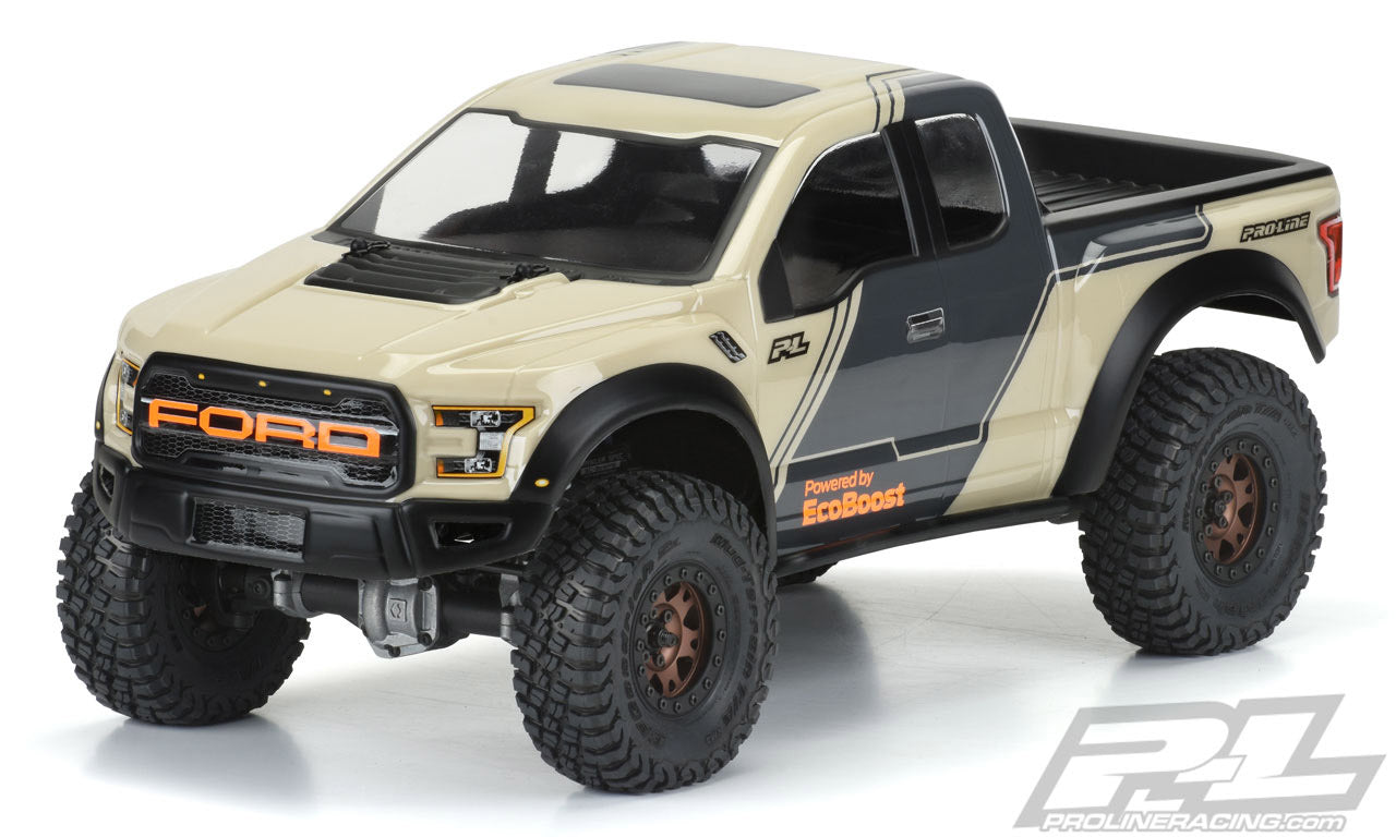 PRO351600 2017 Ford® F-150 Raptor Clear Body for 12.3" (313mm) Wheelbase Scale Crawlers