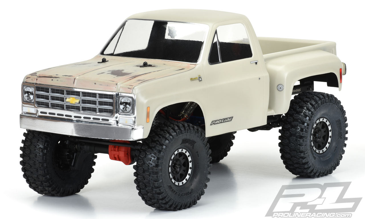 PRO352200 1978 Chevy® K-10™ Clear Body (Cab & Bed) for 12.3” (313mm) Wheelbase Scale Crawlers
