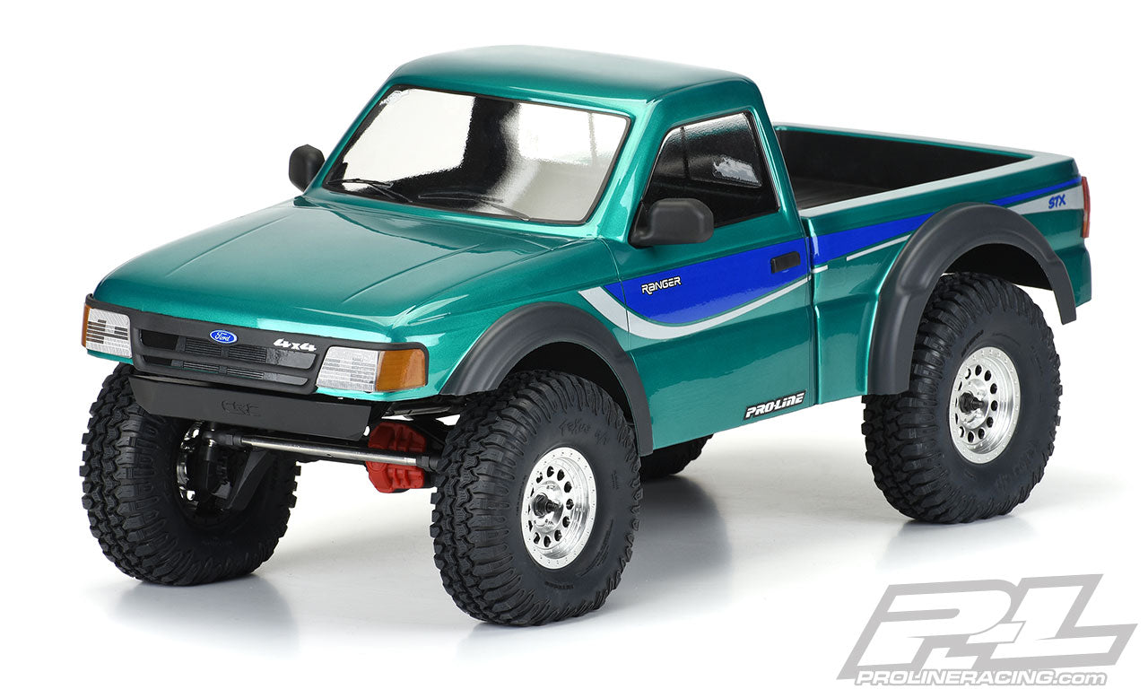 PRO353700  1993 Ford® Ranger Clear Body Set with Scale Molded Accessories for 12.3" (313mm) Wheelbase Scale Crawlers