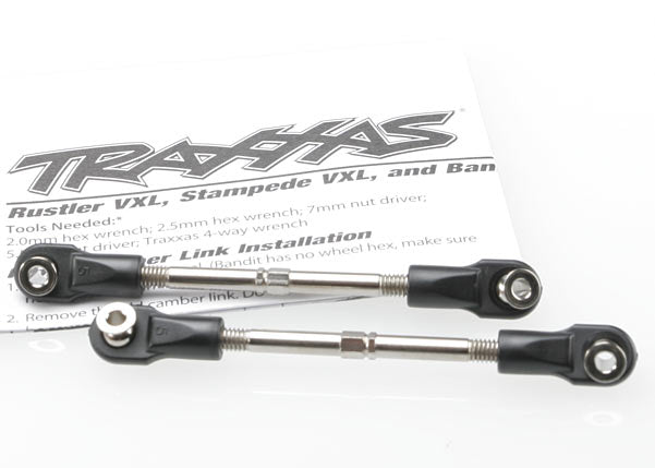 3745 Traxxas 59mm Toe Link Turnbuckle (2) (VXL)