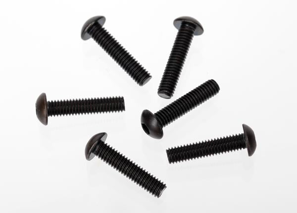 3929 Screws, 4x18mm button-head machine (hex drive) (6)