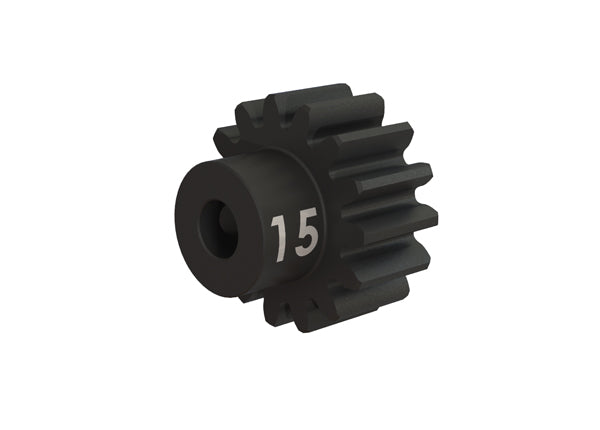 3945X  Gear, 15-T pinion (32-p), heavy duty (machined, hardened steel)/ set screw