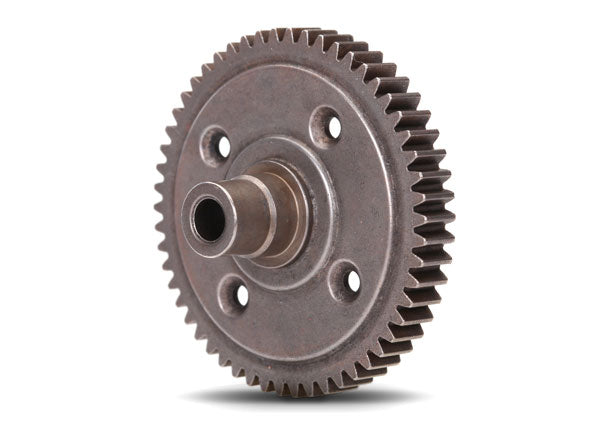 3956X Spur gear, steel, 54-tooth (0.8 metric pitch, compatible with 32-pitch) (requires #6780 center differential)