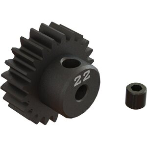 ARA311084 22T 0.8Mod 1/8" Bore CNC Steel Pinion Gear