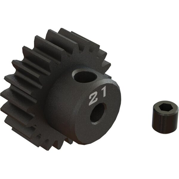 ARA311083 21T 0.8Mod 1/8" Bore CNC Steel Pinion Gear