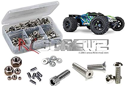 tra082 - Kit de tornillos de acero inoxidable Traxxas E-Revo 2.0 (#86086-4)