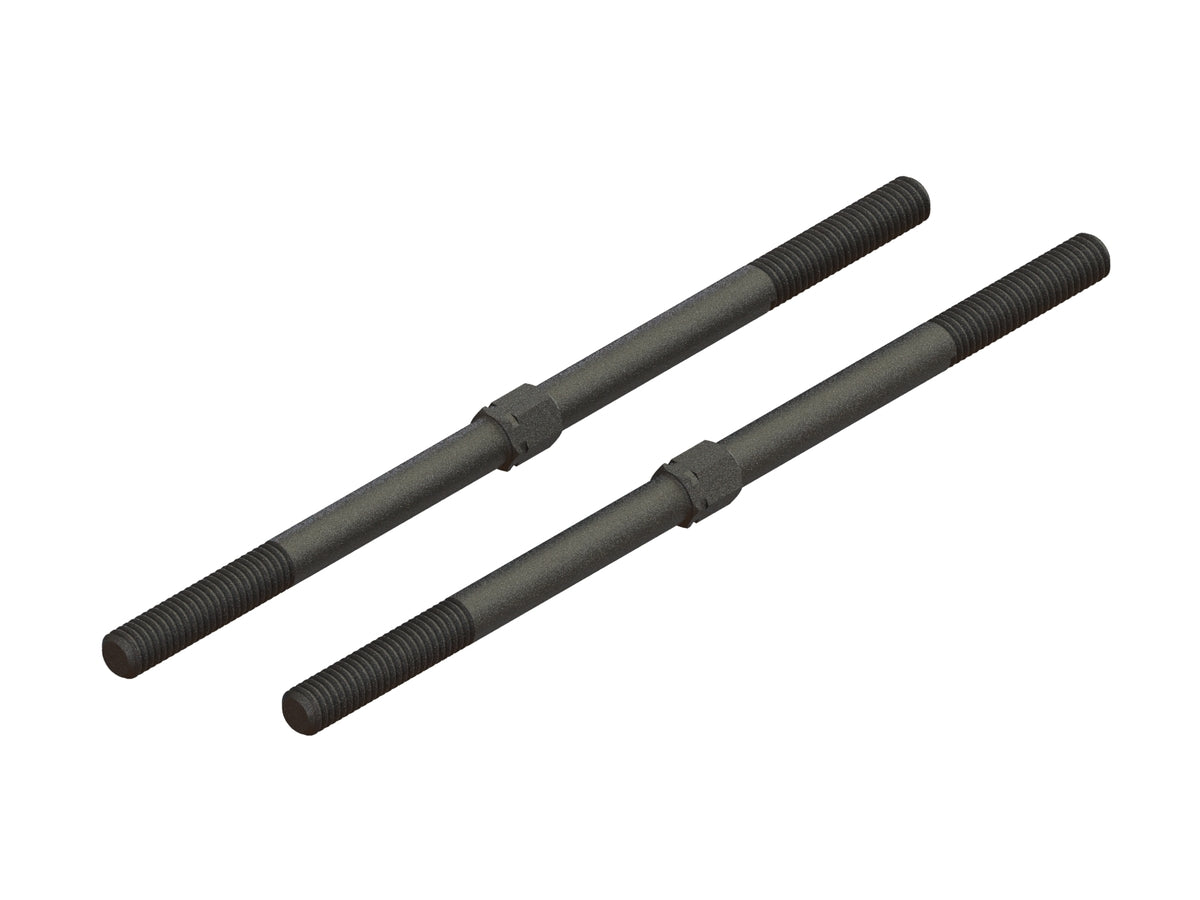 ARA340156 STEEL TURNBUCKLE M6x130mm (Black) (2pcs)