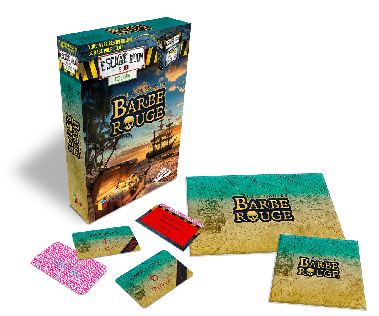 Le trésor de barbe rouge (Extension) - Escape Room