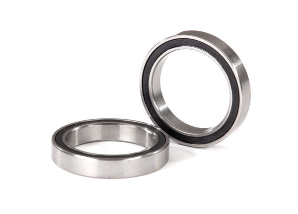 5098A Traxxas Ball bearings, black rubber sealed (17x23x4mm) (2)
