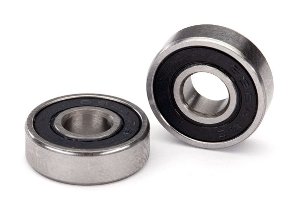 5099A Ball bearing, black rubber sealed (6x16x5mm) (2)