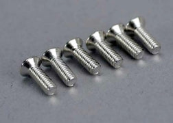 5169 Screws, 2.6x8mm countersunk machine (6)