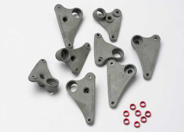 5358 Jeu de culbuteurs Traxxas, progressif-2 (90-T)/entretoises (aluminium rouge) (8)