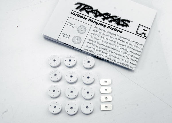 5461 Kit de amortiguación variable Traxxas, amortiguadores GTR más pistones/válvulas