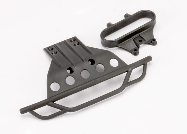 5835 Bumper, front/ bumper mount, front (black)