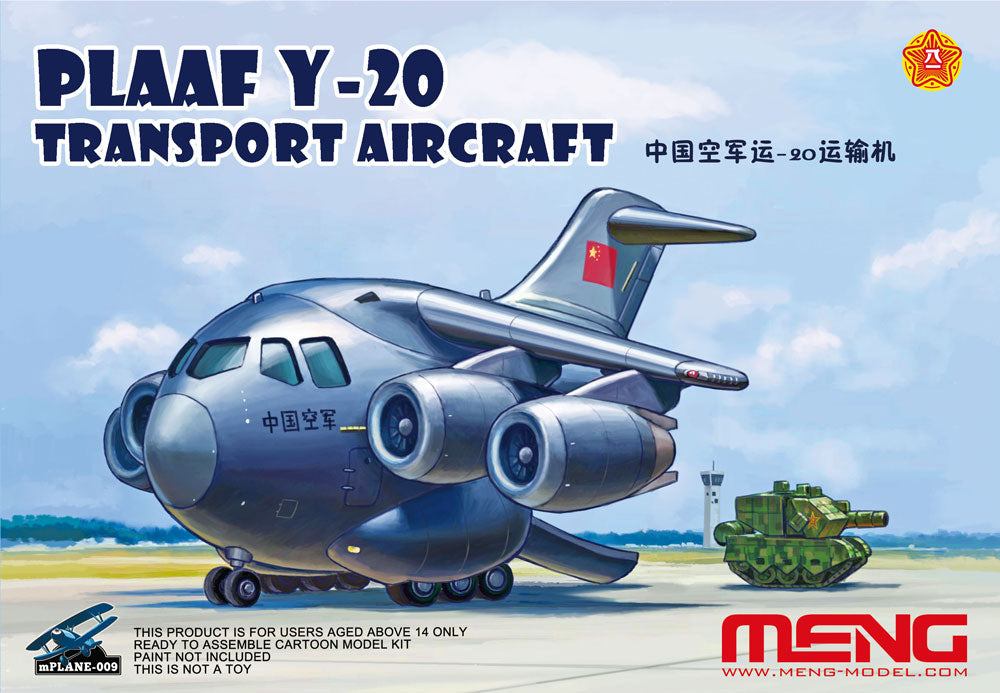MENG MP-009 Y-20 TRANSPORT AIRCRAFT - MENG KIDS