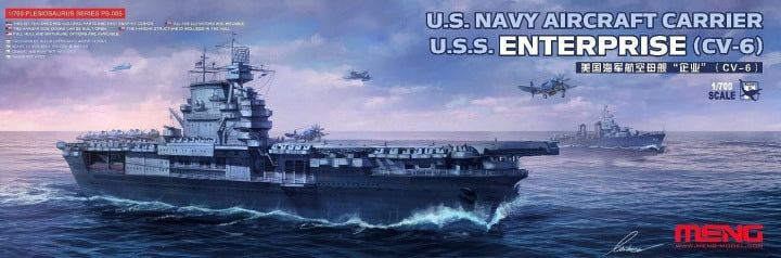 MENG PS-005 USS ENTERPRISE (CV-6) (1/700) ***NOUVEL OUTIL***