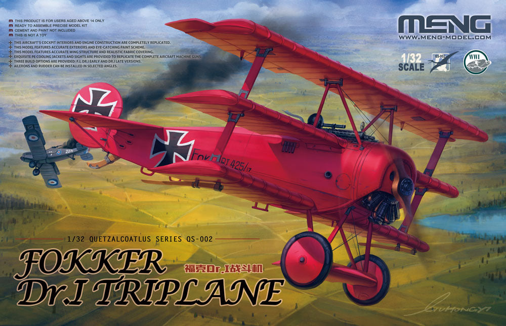 MENG QS-002 FOKKER DR.I TRIPLANO (1/32)