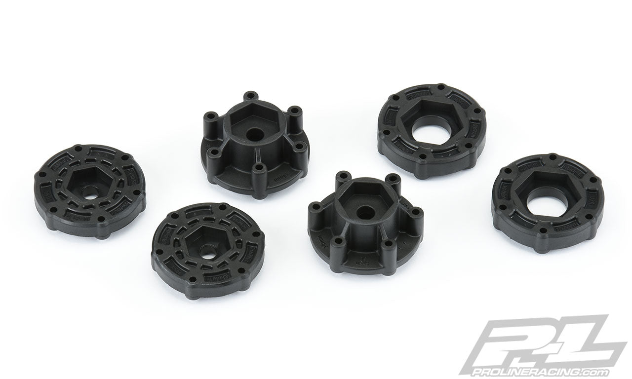 PRO635500 6x30 Optional SC Hex Adapters (12mm ProTrac™, 14mm & 17mm) for Pro-Line 6x30 SC Wheels