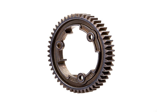 6448R  Spur gear, 50-tooth, steel (wide-face, 1.0 metric pitch)