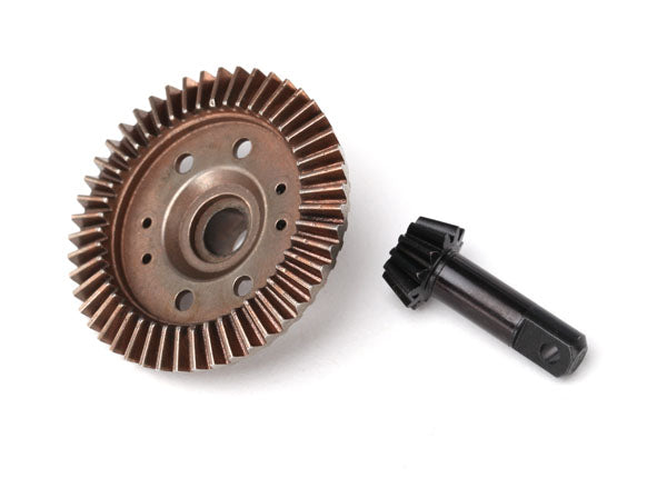 6778 Traxxas Ring Gear, Differential/ Pinion Gear, Differential (12/47 Ratio) (Front)
