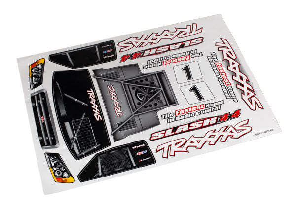 6813R Decal sheet, Slash 4X4