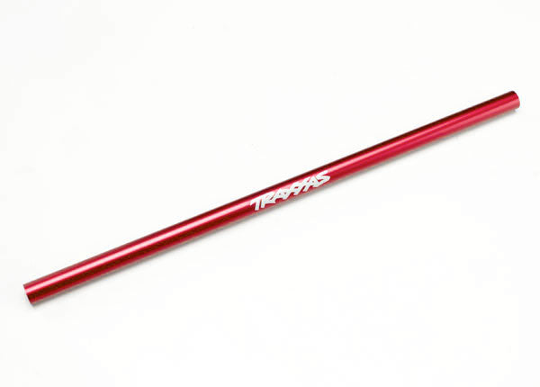 6855R Eje de transmisión, central, aluminio 6061-T6 (anodizado en rojo) 