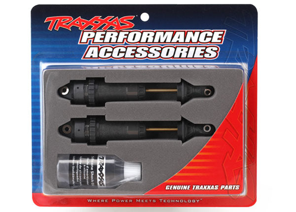 7462X  Shocks, GTR xx-long hard-anodized, PTFE-coated bodies with TiN shafts (assembled) (2) (without springs)