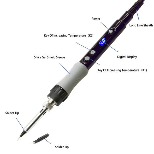 110W Digital Display DIY Soldering Iron | SEQURE SQ-A110 Soldering Iron