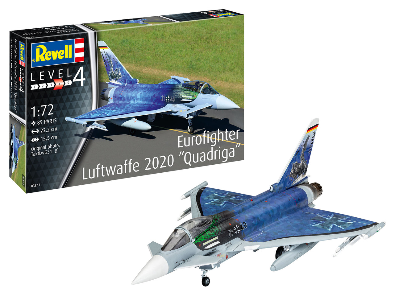 RVG3843 EUROFIGHTER LUFTWAFFE 2020 QUADRIGA (1/72)