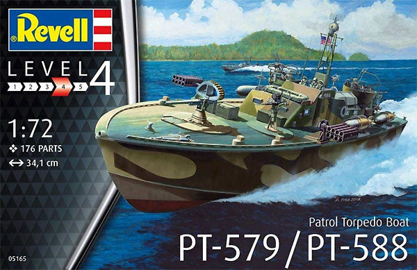 RVG5165 PATROL TORPEDO BOAT PT-588/PT-57 (1/72)